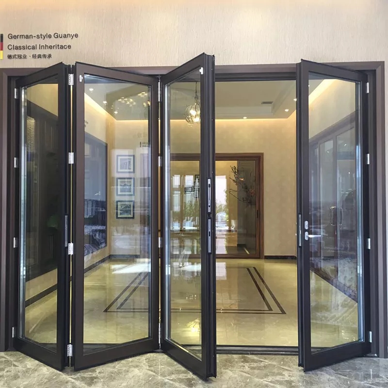 Cửa xếp hợp kim nhôm cách nhiệt
